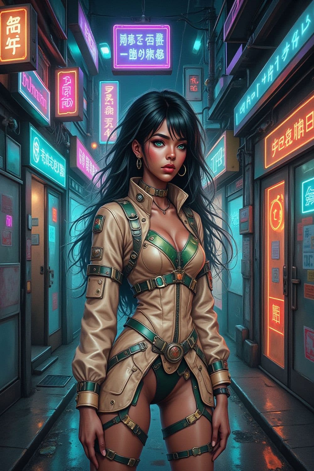 Zara, The Neon Wanderess