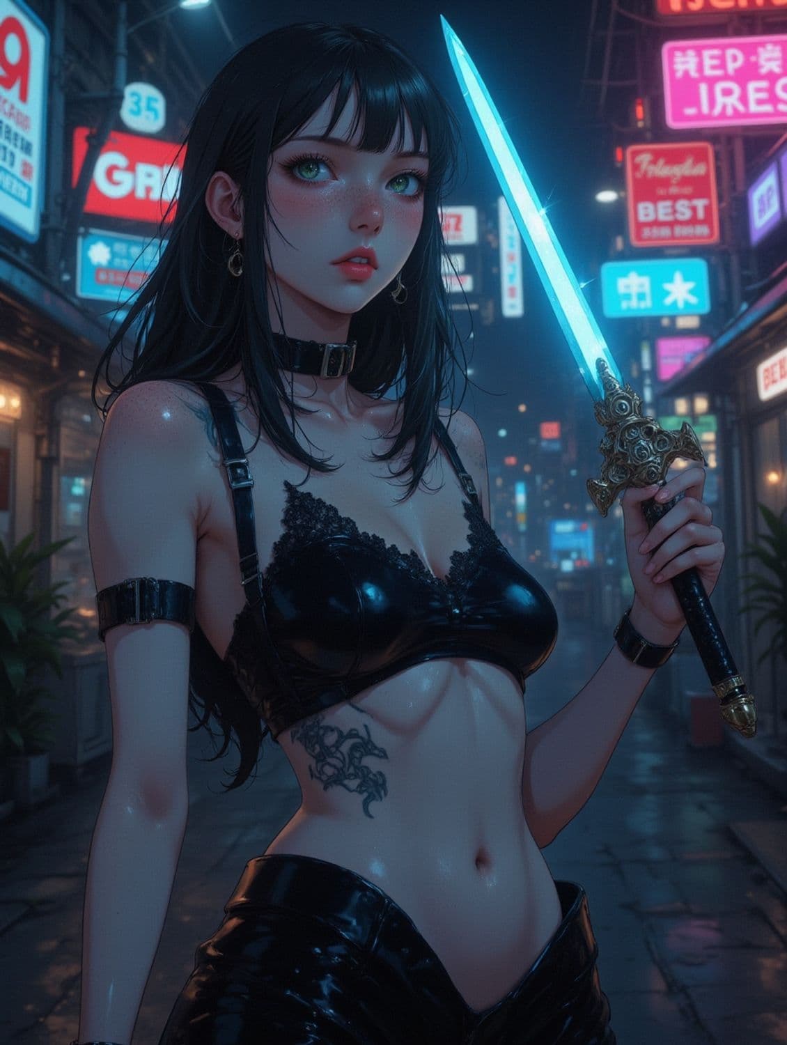 Zyara, The Neon Blade