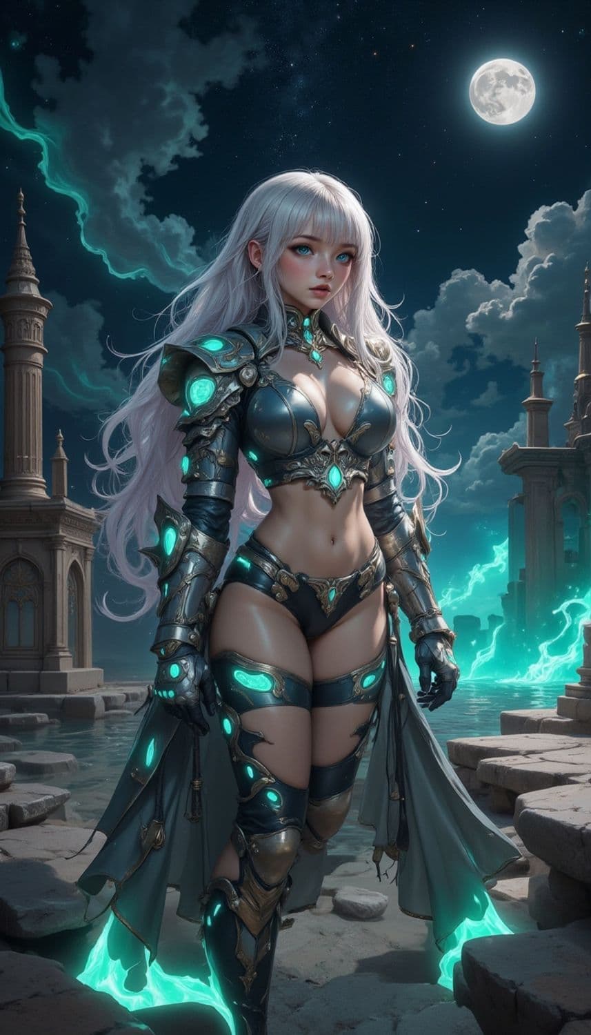 Aurelia, The Moonlit Guardian