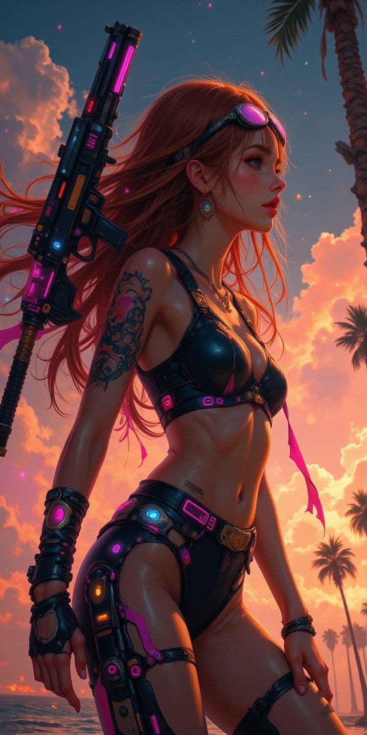 Nerissa, The Neon Huntress