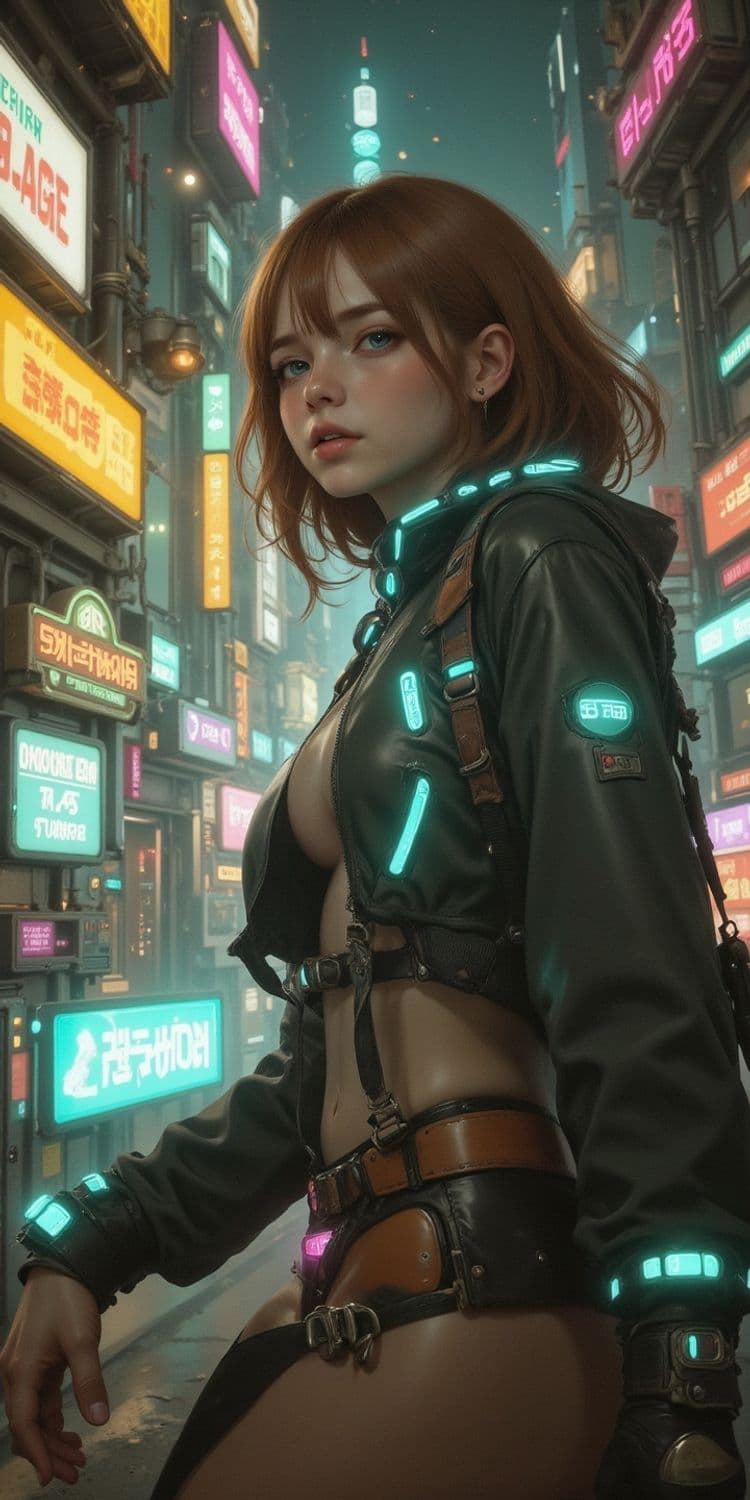 Kaida, The Neon Wanderer