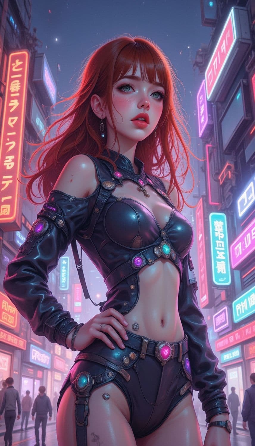 Aria, The Neon Voyager