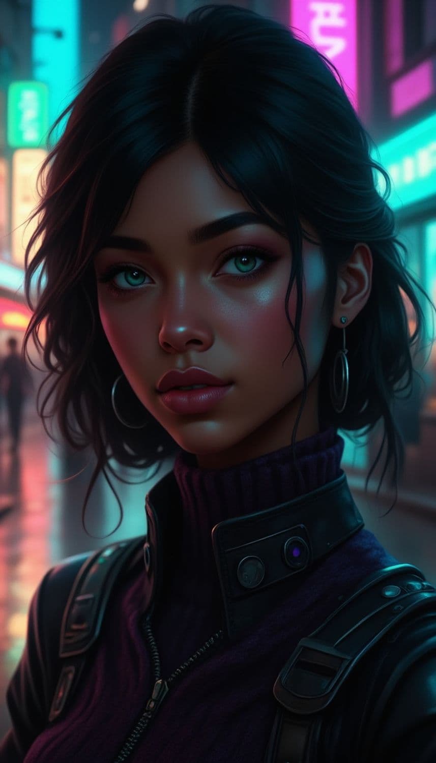 Liora, The Neon Dreamweaver