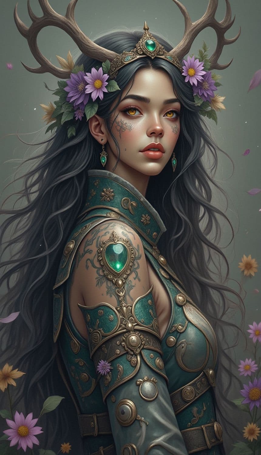 Lunara, The Floral Enchantress