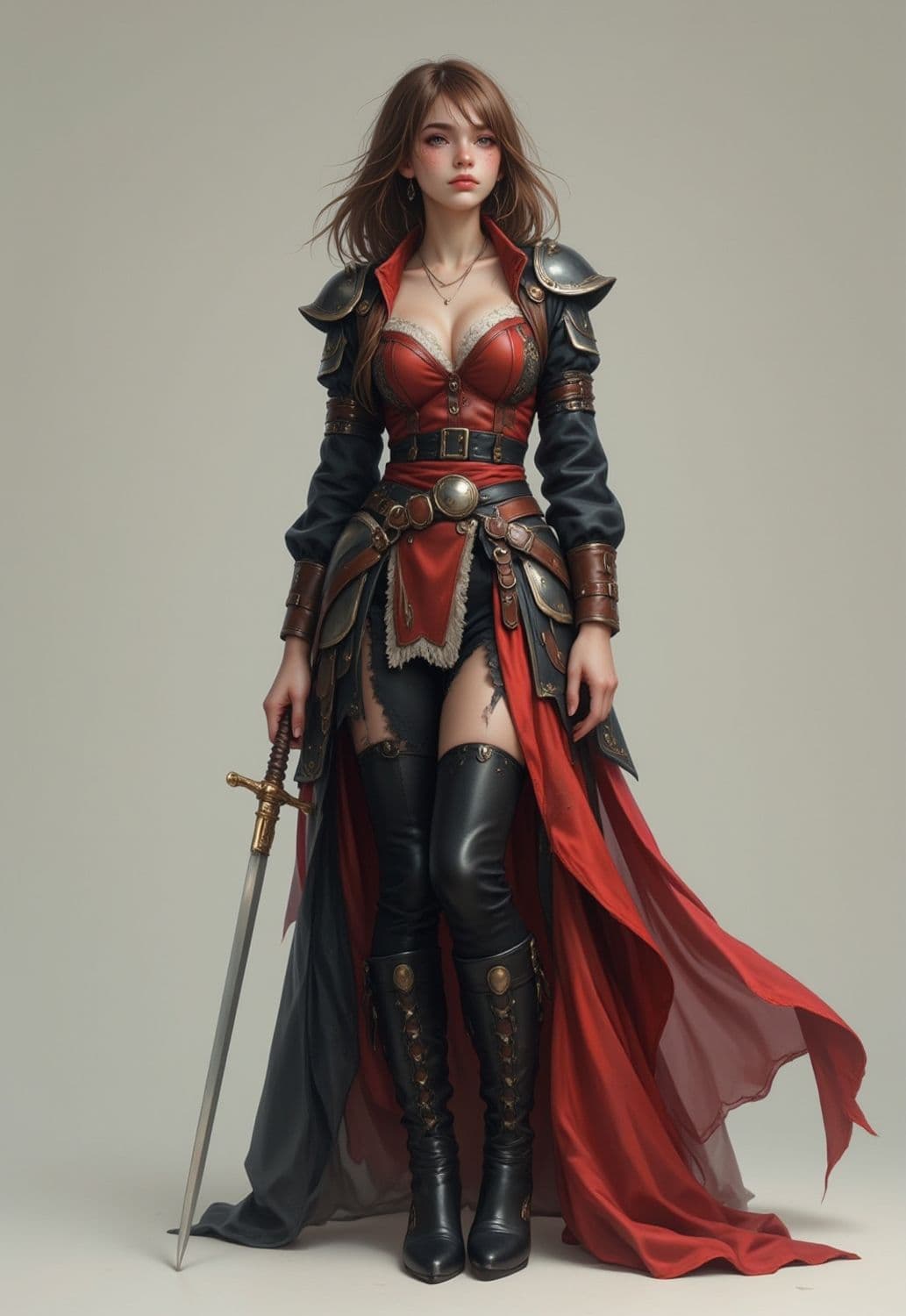 Elara, The Scarlet Warrior