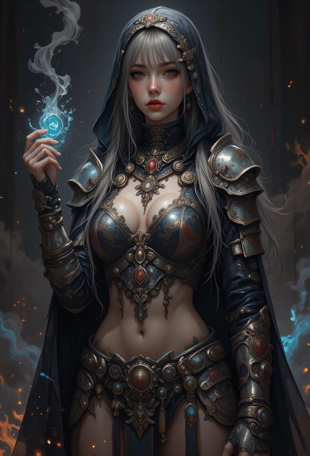 Nyxara, The Mystic Sorceress