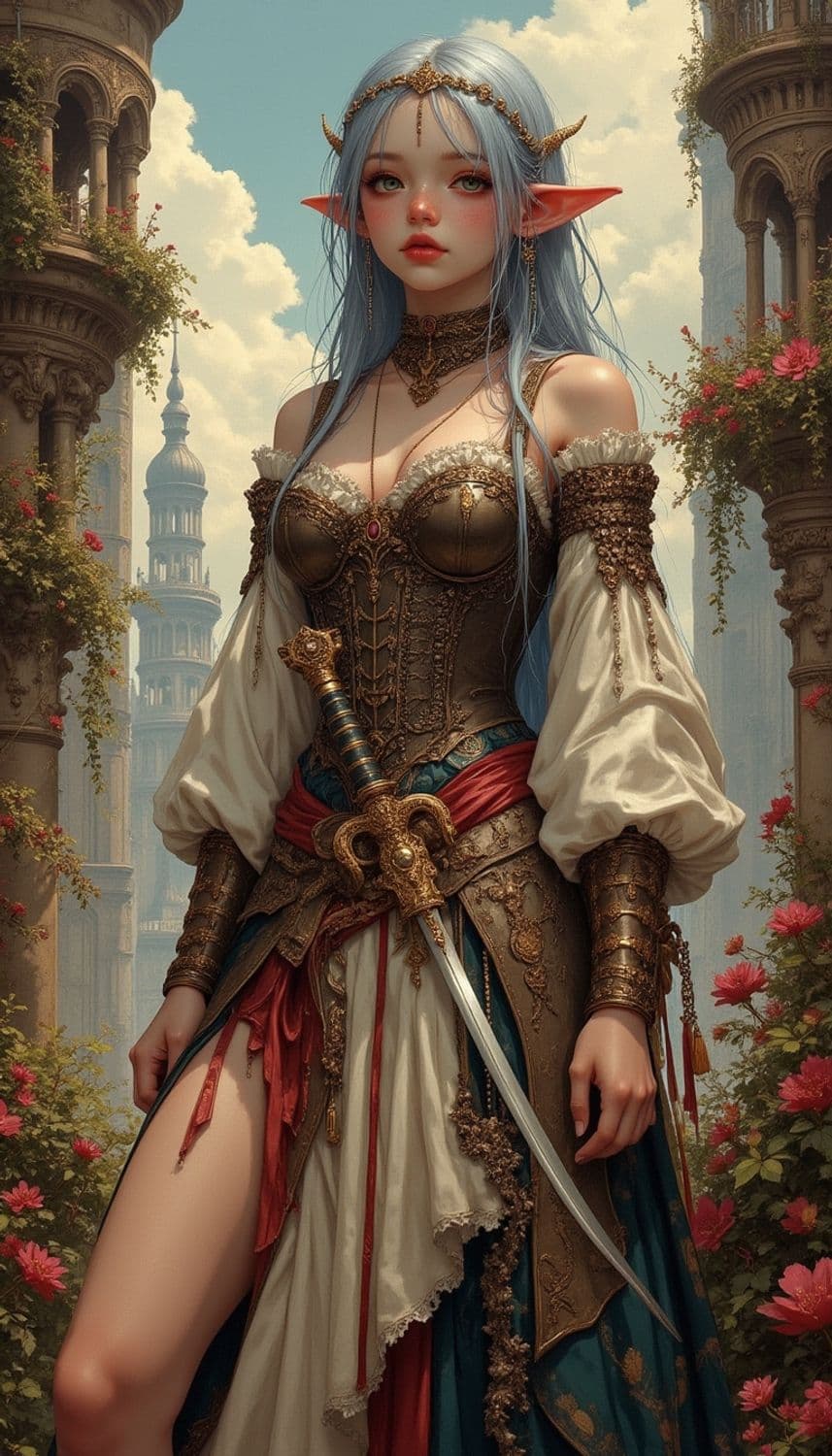 Elara, The Gilded Sentinel