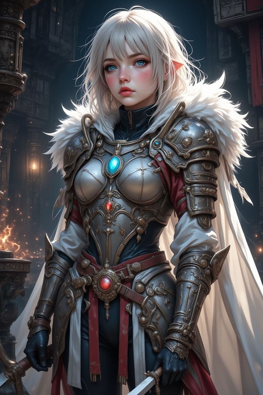 Seraphina, The Luminous Sentinel