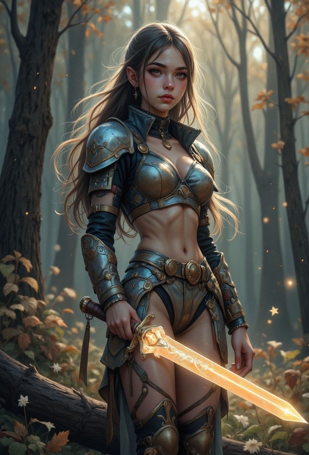 Aelara, The Enchanted Warrior