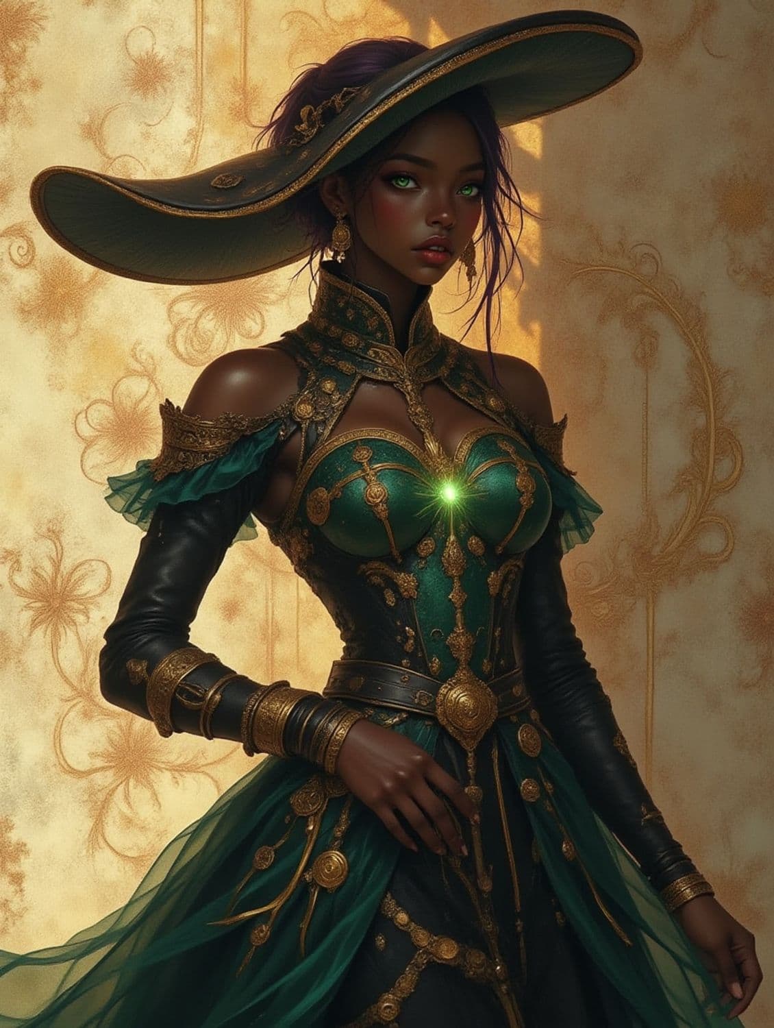 Elara, The Enchanted Sorceress