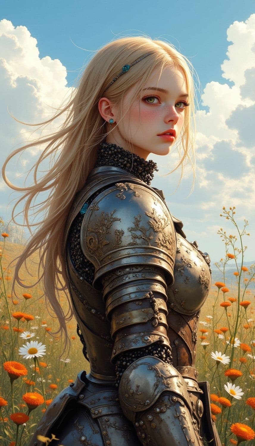 Elara, The Floral Guardian