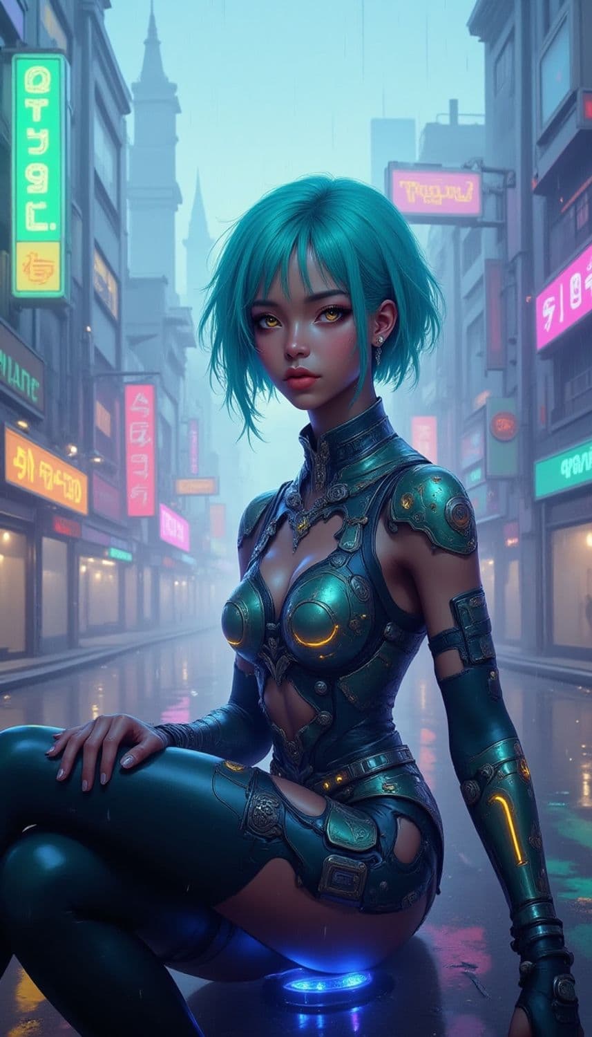 Kaela, The Neon Sentinel