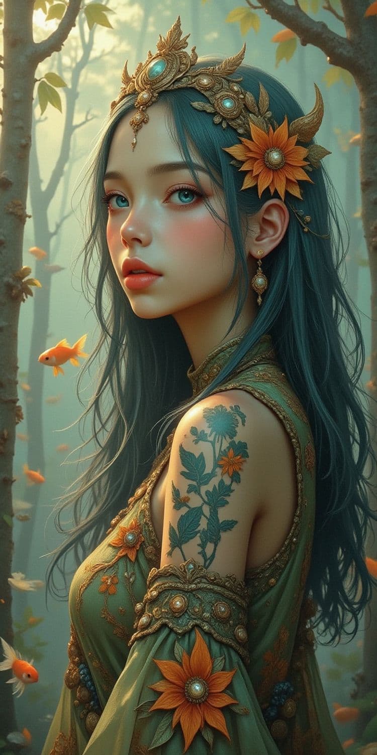 Elara, The Enchanted Bloom