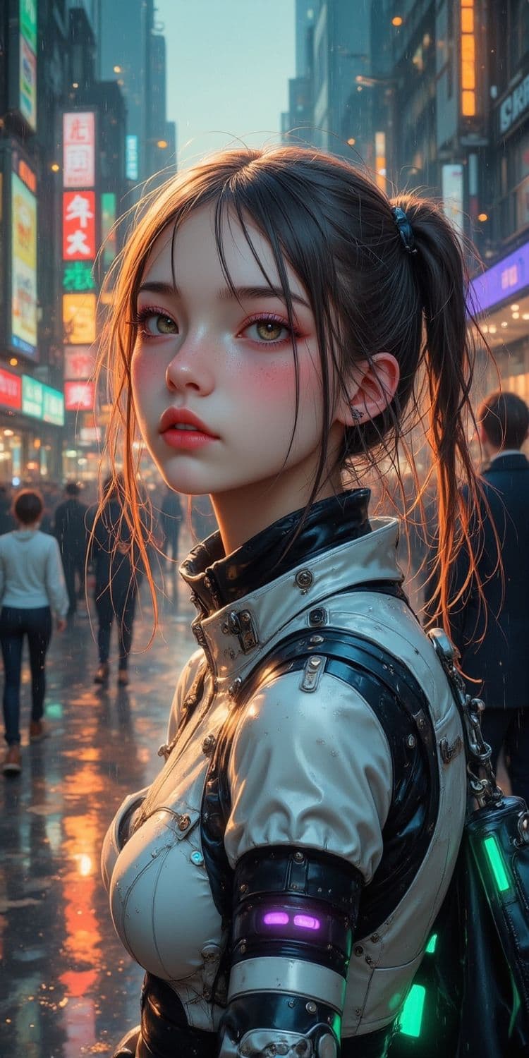 Kaelith, The Neon Wanderer